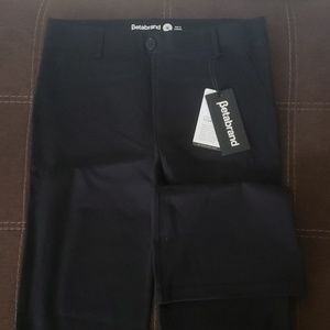 Black Betabrand yoga dress pants medium boot cut